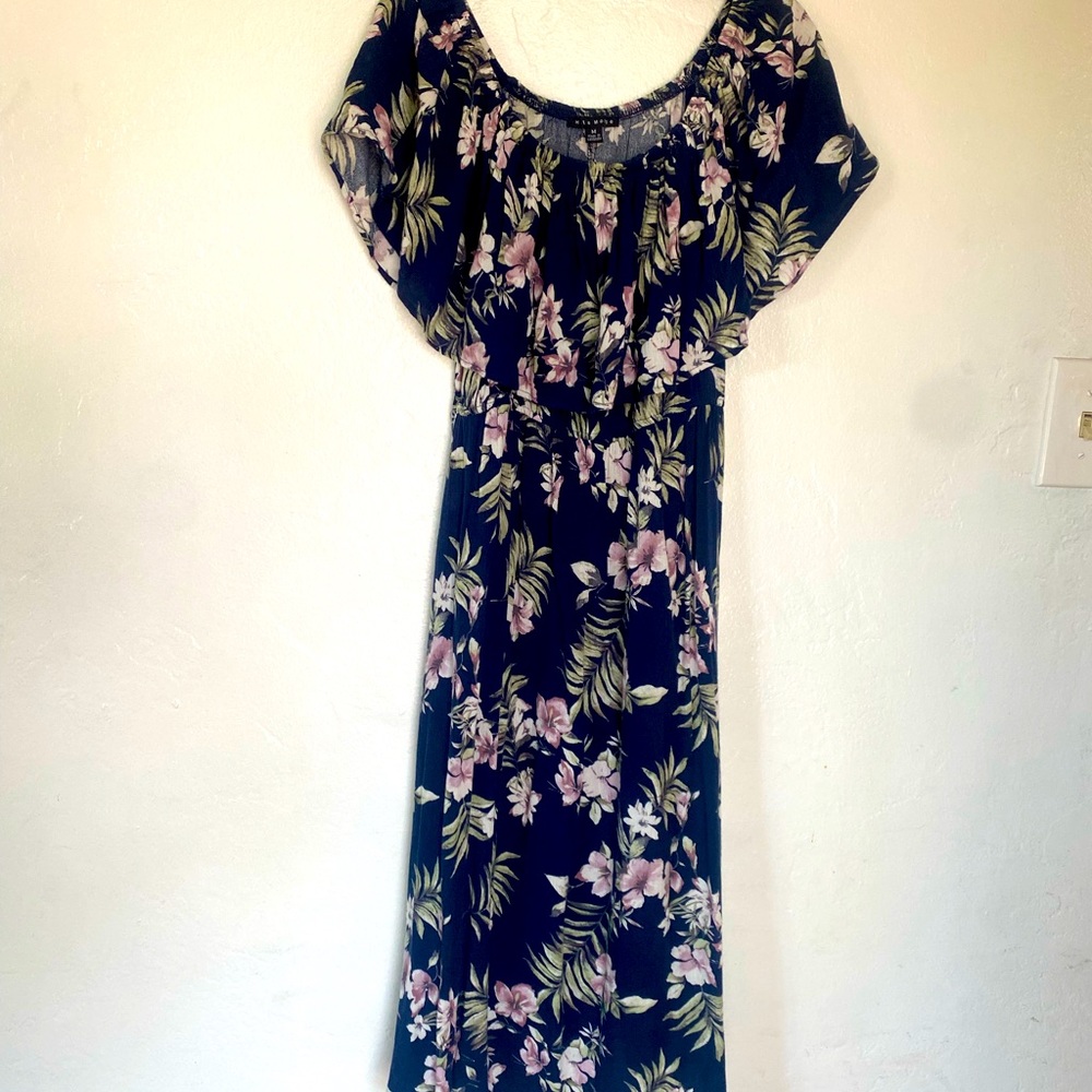Off the shoulder floral dress